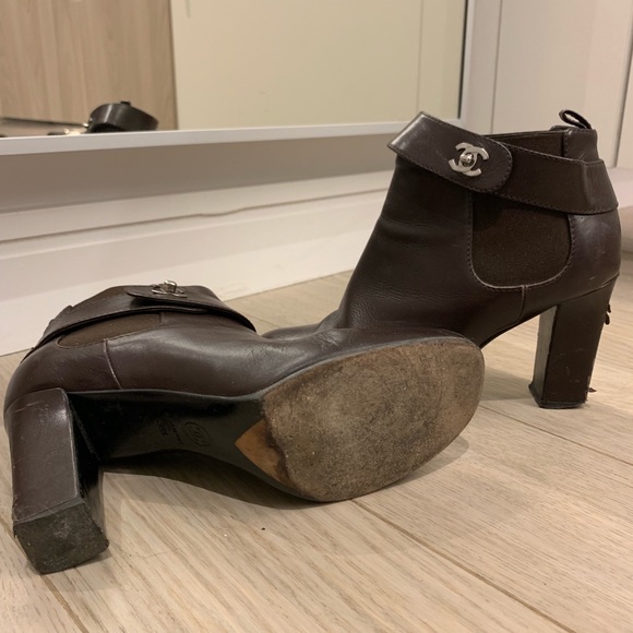 Chanel Brown Booties - Picture 5 of 6